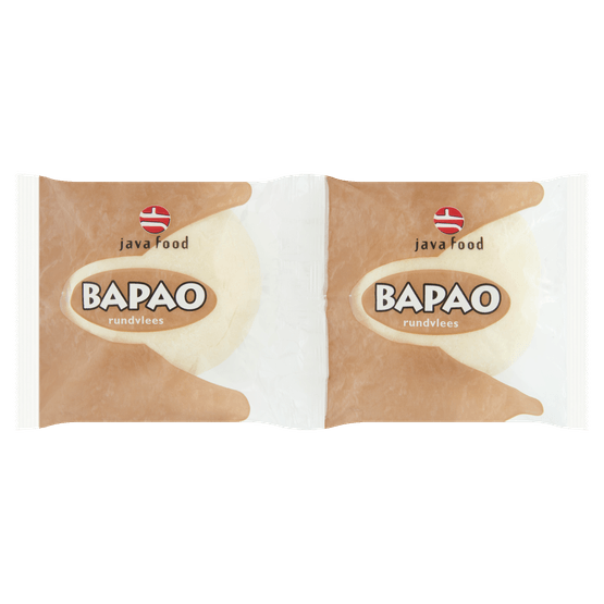 Foto van Java Bapao rundvlees 2 stuks op witte achtergrond