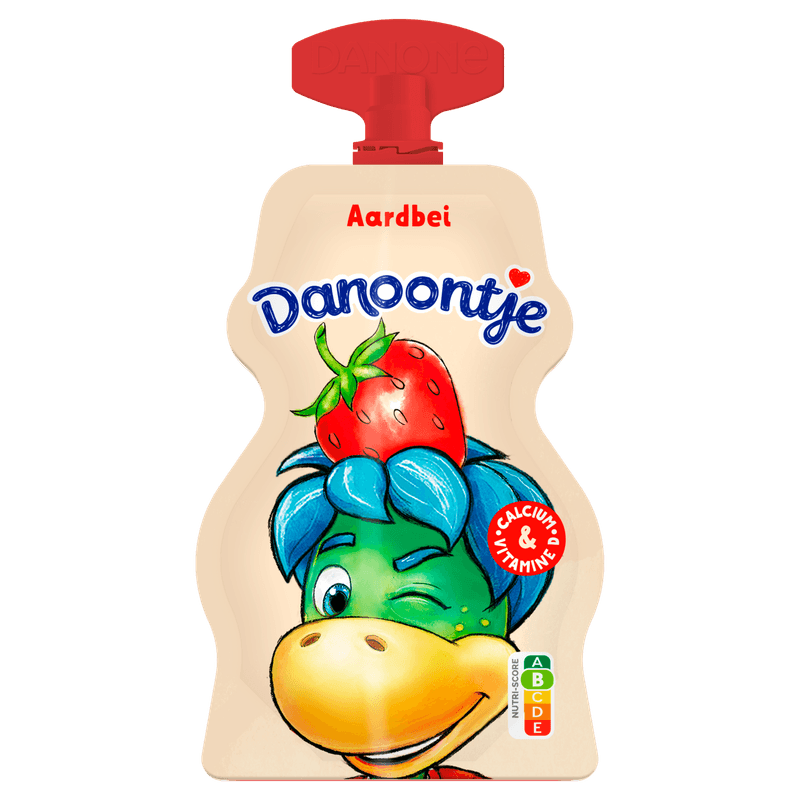 Danoontje Knijpyoghurt aardbei