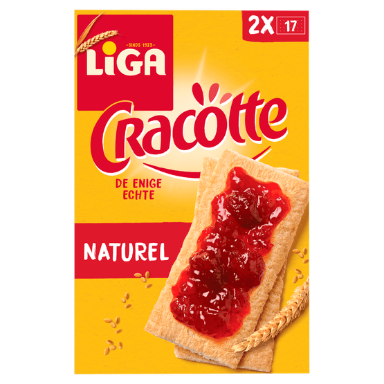 Foto van Liga Cracottes naturel op witte achtergrond