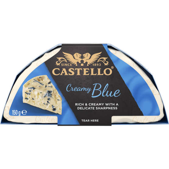 Foto van Castello Creamy bleu 70+ op witte achtergrond