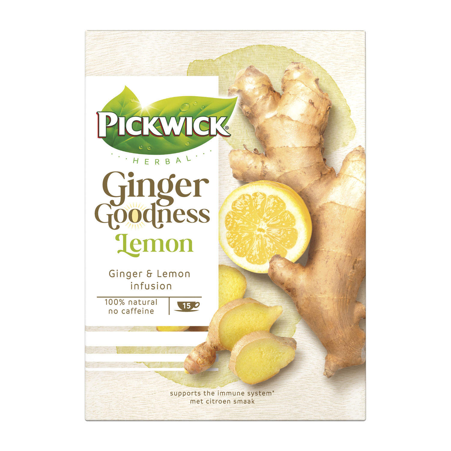 Pickwick Ginger Goodness Lemon Kruidenthee