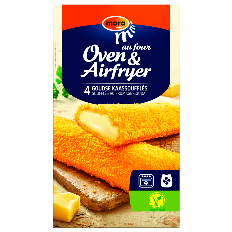 Mora Goudse oven & airfryer kaassoufle