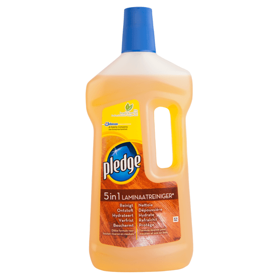 Foto van Pledge Laminaatreiniger 5 in 1 op witte achtergrond
