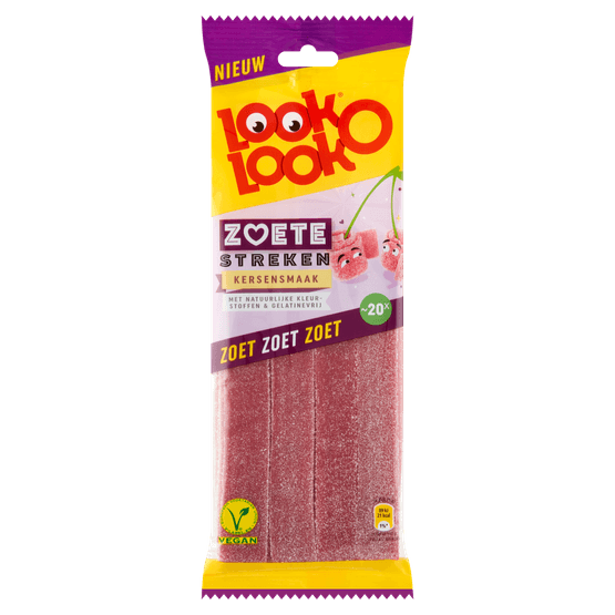 Foto van Look O Look Zoete streken kers op witte achtergrond