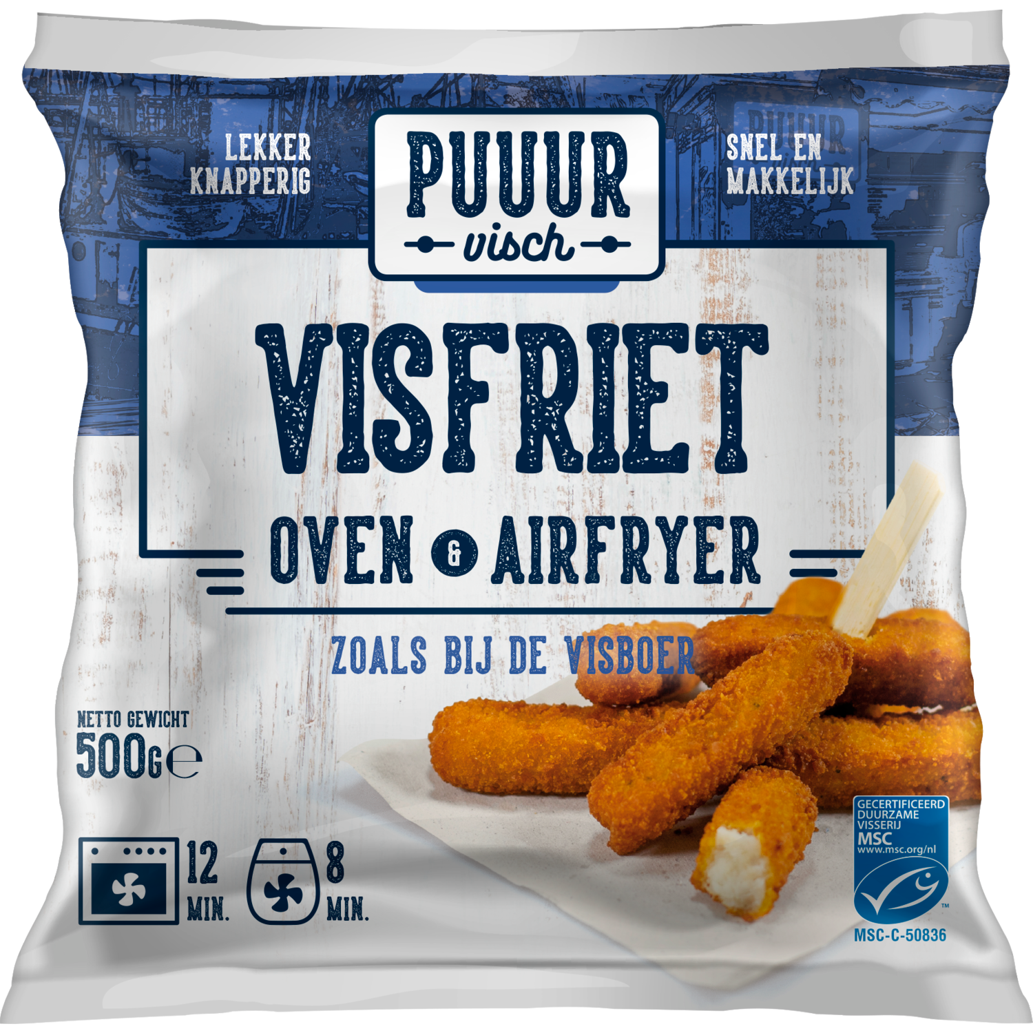 Puuur visch Visfriet oven & airfryer