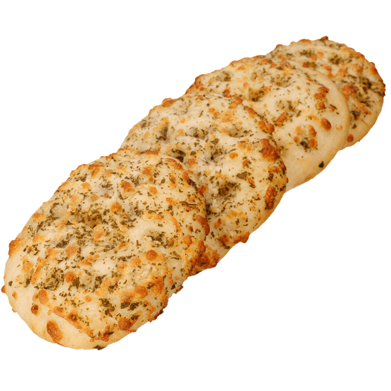 Foto van Boboli Focaccia mini mozzarella knoflook op witte achtergrond