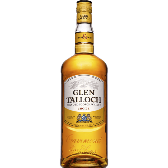 Foto van Glen Talloch Whisky op witte achtergrond