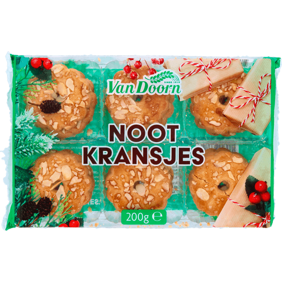 Foto van Van Doorn Nootkransjes op witte achtergrond