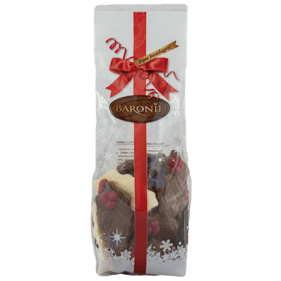 Foto van Baronie Hulstblaadjes assorti op witte achtergrond