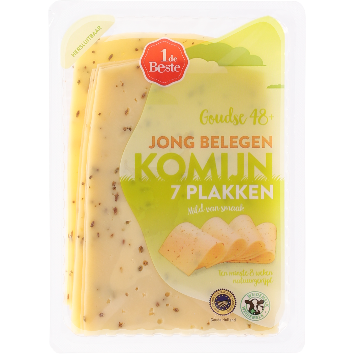 1 de Beste Komijn jong belegen 48+ plakken