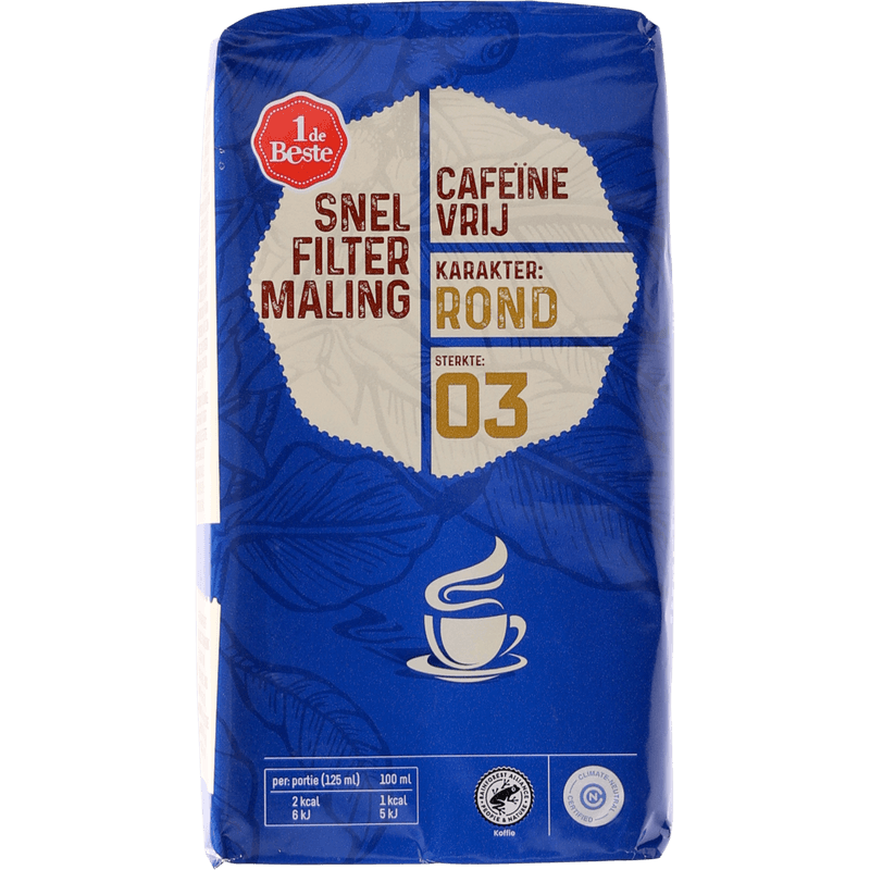 1 De Beste Filterkoffie caffeinevrij