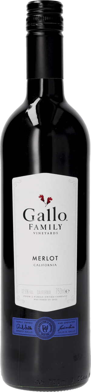 Foto van Gallo Family merlot op witte achtergrond