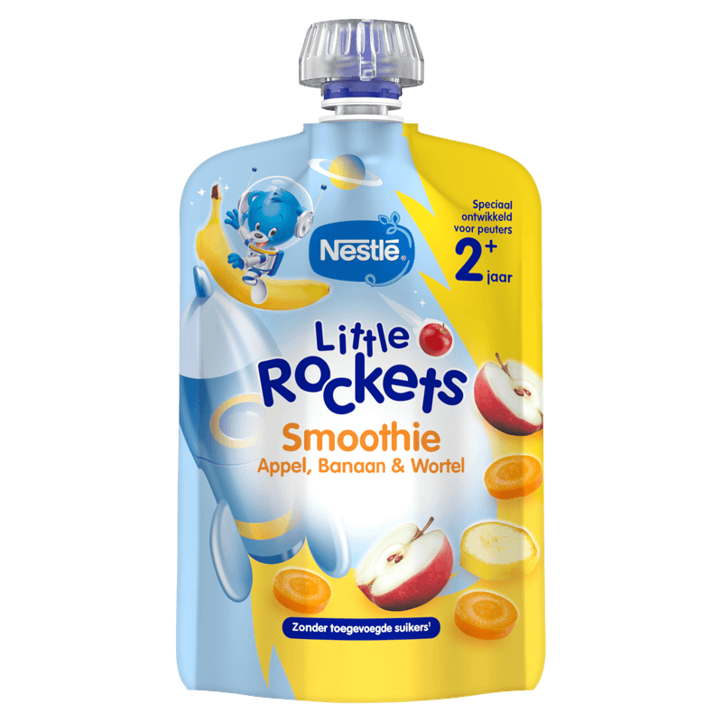 Little Rockets New Nestlé Little rockets smoothie appel-banaan-wortel | Dirk