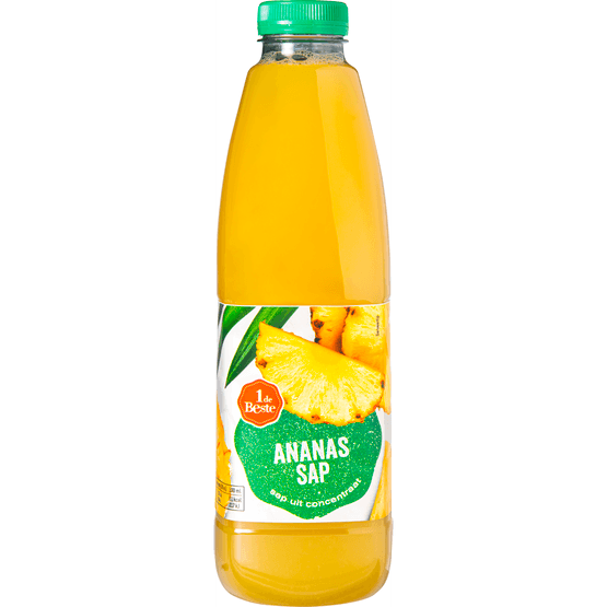 Foto van 1 de Beste Ananassap op witte achtergrond