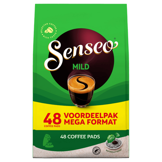 Foto van Senseo Mild koffiepads voordeelpak op witte achtergrond