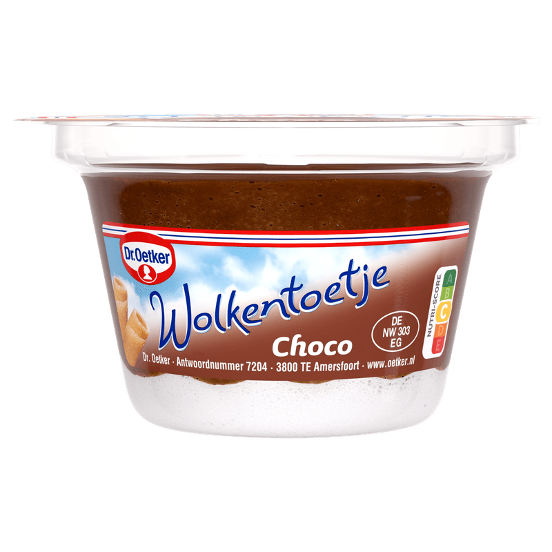 Dr. Oetker Wolkentoetje Choco 125 g