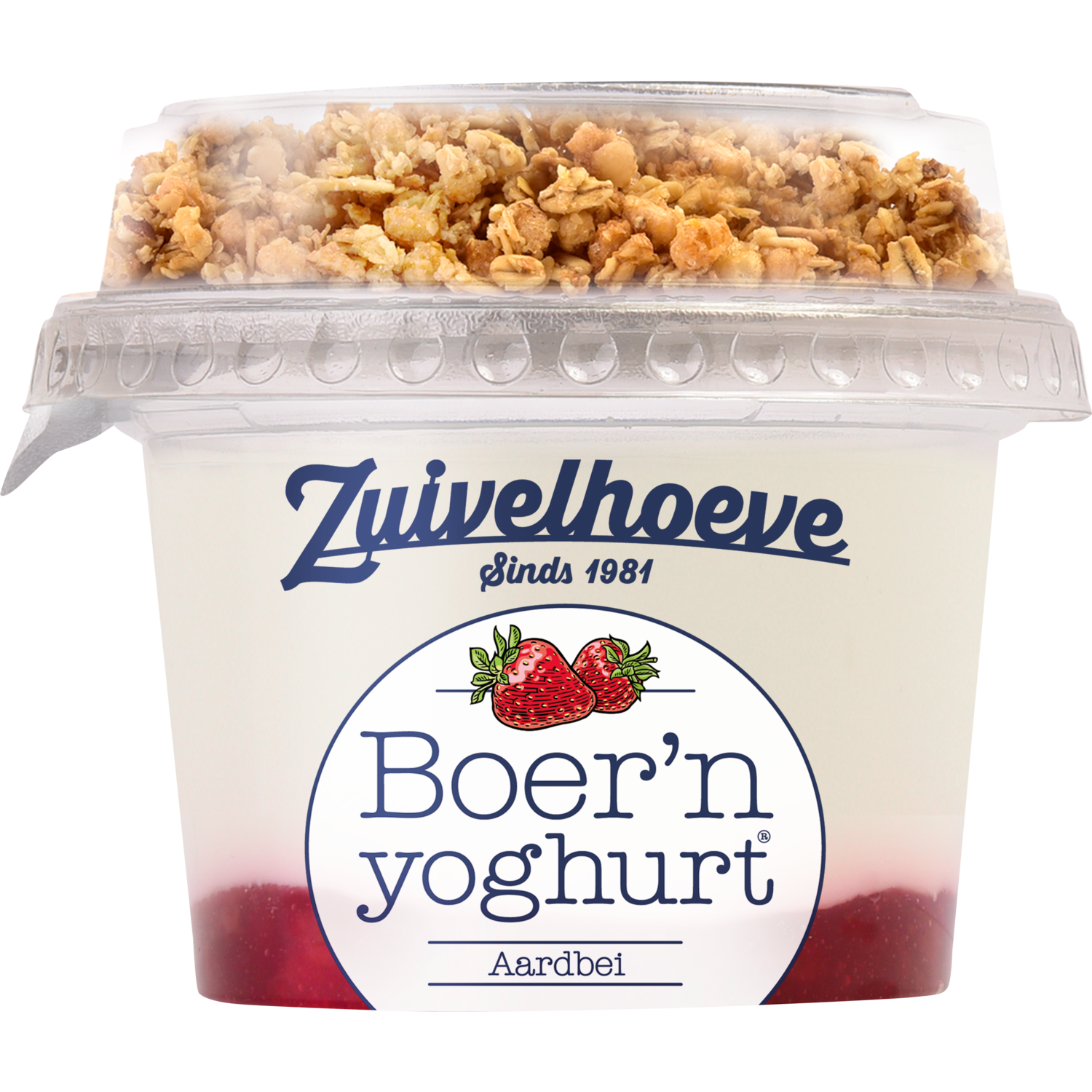 Zuivelhoeve Boer'n yoghurt® Aardbei & Muesli