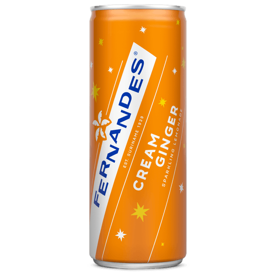 Foto van Fernandes Cream ginger op witte achtergrond