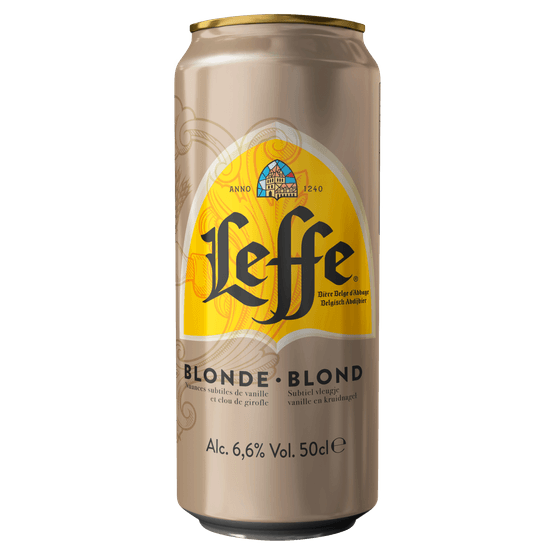 Foto van Leffe Blond op witte achtergrond