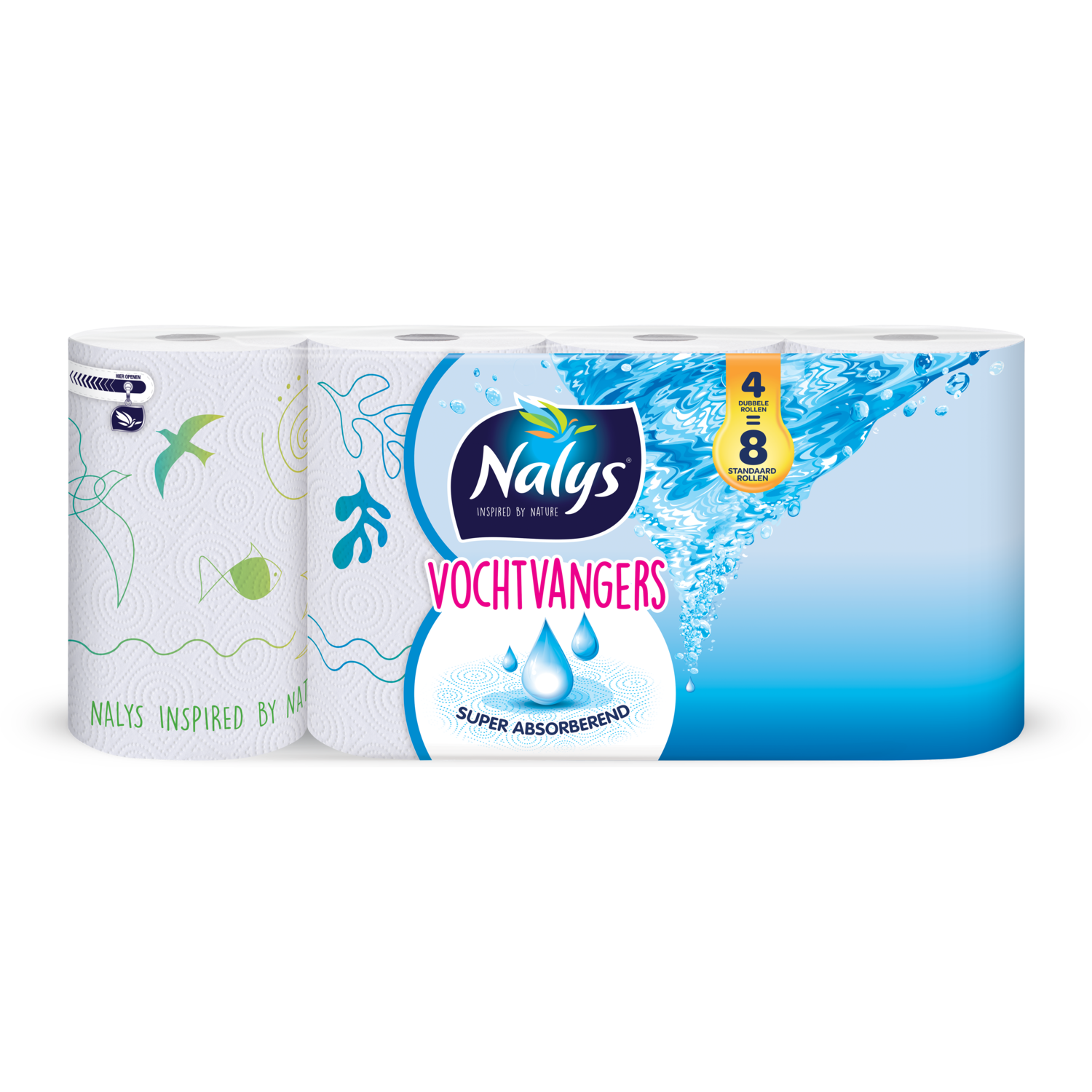 Nalys Vochtvangers dubbelrol 4=8