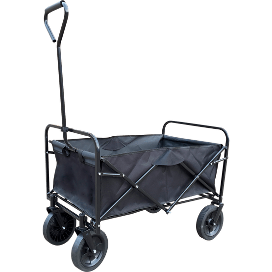 Foto van Inklapbare bolderkar op witte achtergrond