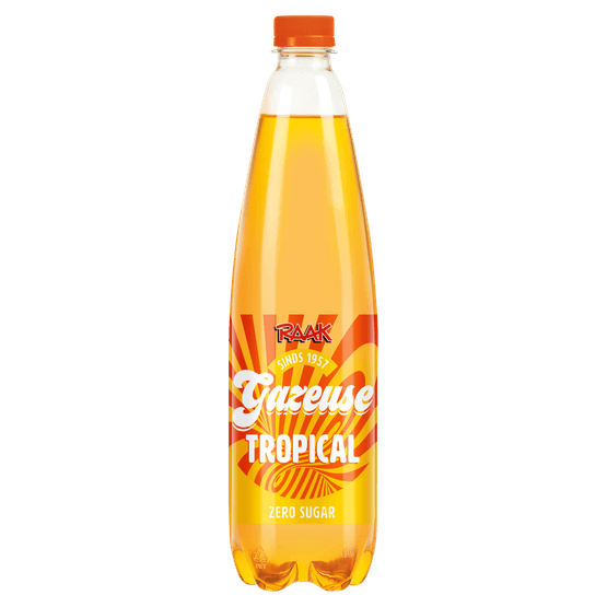 Foto van Raak Gazeuse tropical tea op witte achtergrond