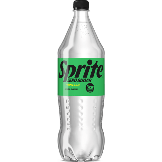 Foto van Sprite Zero sugar op witte achtergrond