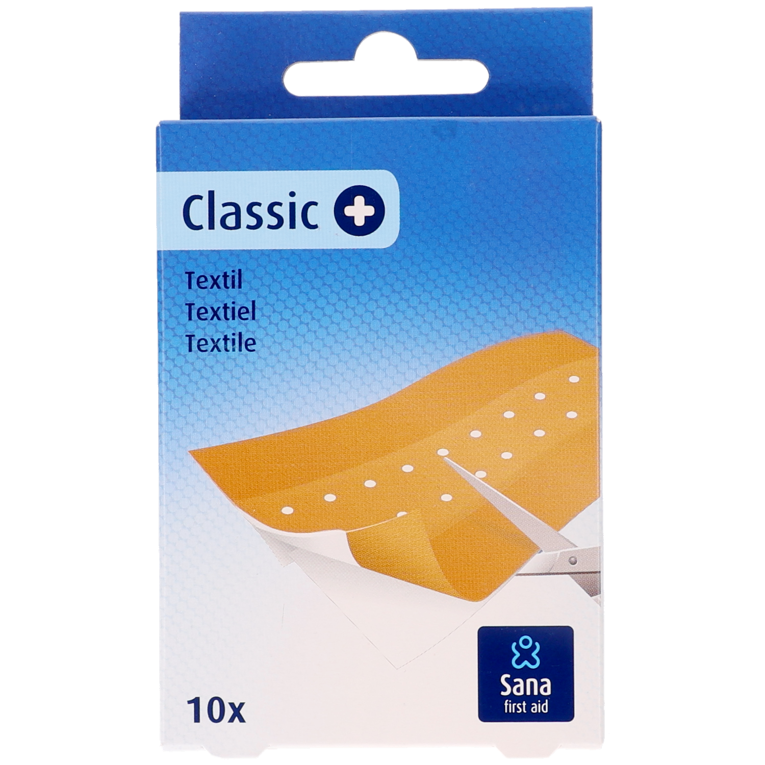 Sana First Aid Pleisters textiel 10 x 6 cm