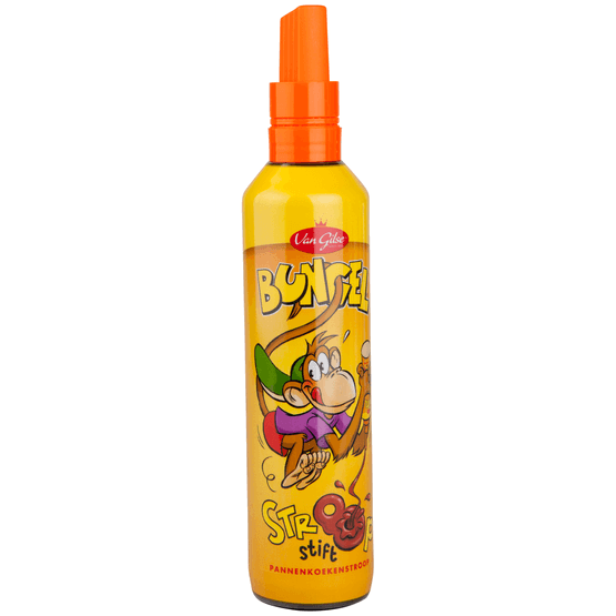 Foto van Van Gilse Bungelstift pannenkoekenstroop op witte achtergrond