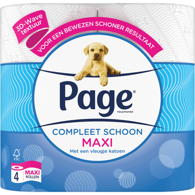 Page Toiletpapier compleet schoon maxi - 4 rollen