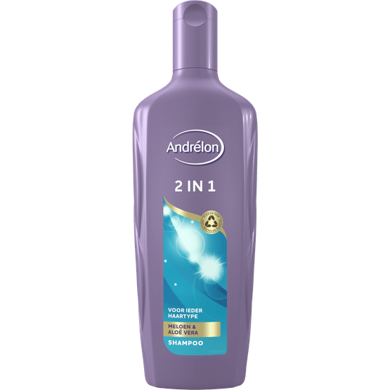 Foto van Andrélon Shampoo 2 in 1 op witte achtergrond