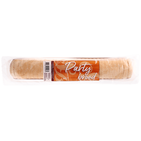 Foto van Snoek Partybrood wit op witte achtergrond