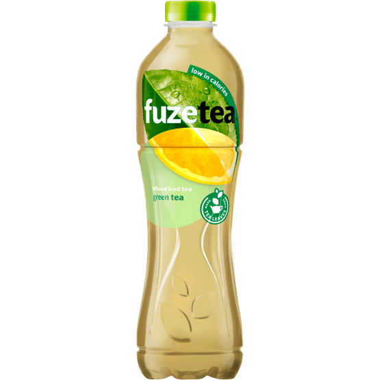 Foto van Fuze tea Green op witte achtergrond