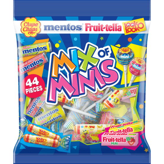 Foto van Fruittella Minimix op witte achtergrond