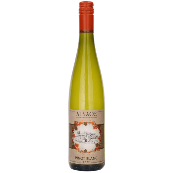 Foto van ALSACE Pinot blanc op witte achtergrond