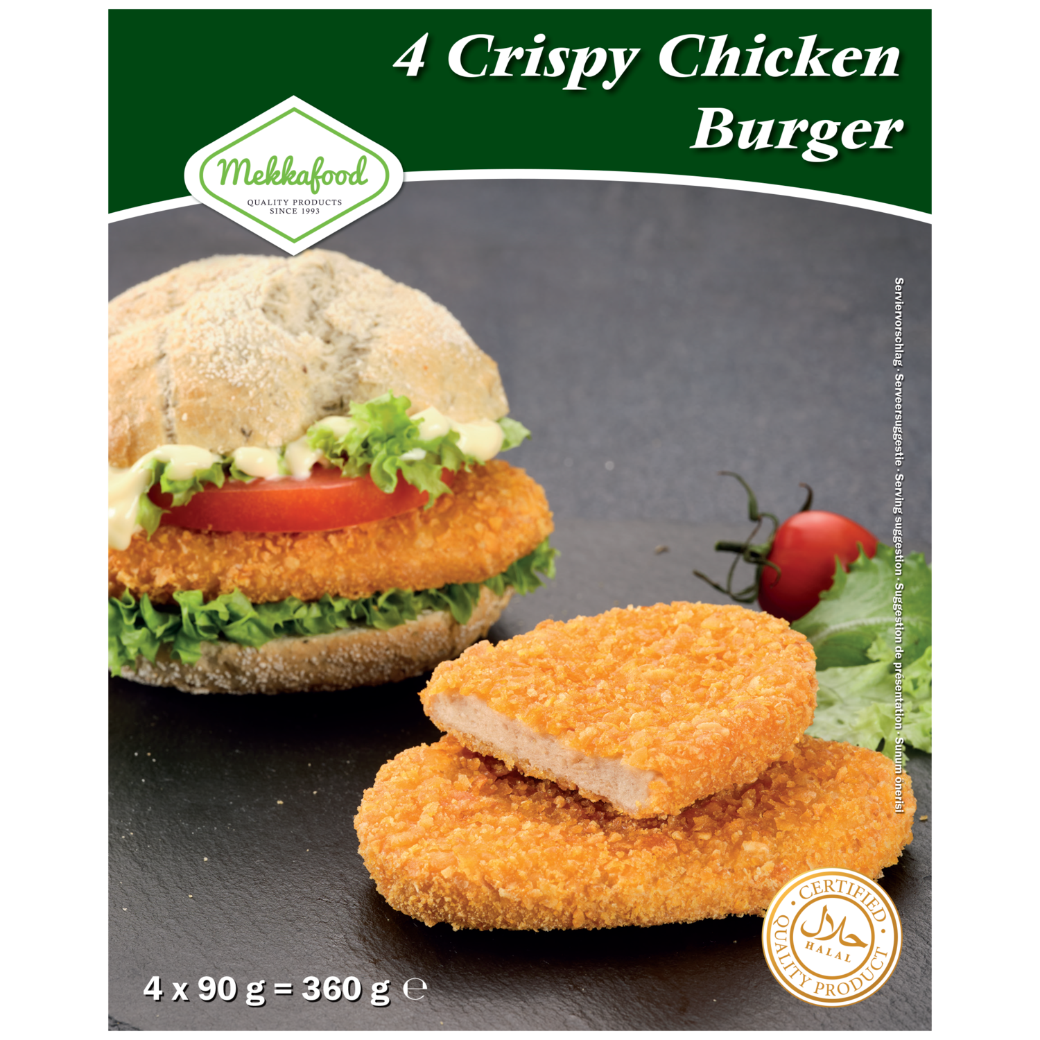 Mekkafood Crispy chicken burger