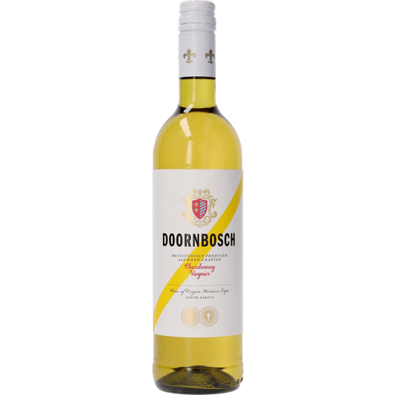 Foto van Doornbosch Chardonnay-Viognier op witte achtergrond