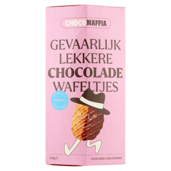 Foto van Hollandia Wafeltjes chocomaffia op witte achtergrond