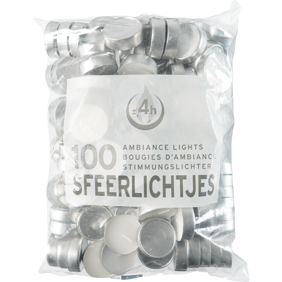 Foto van Max Candles Theelichten 4 uur op witte achtergrond