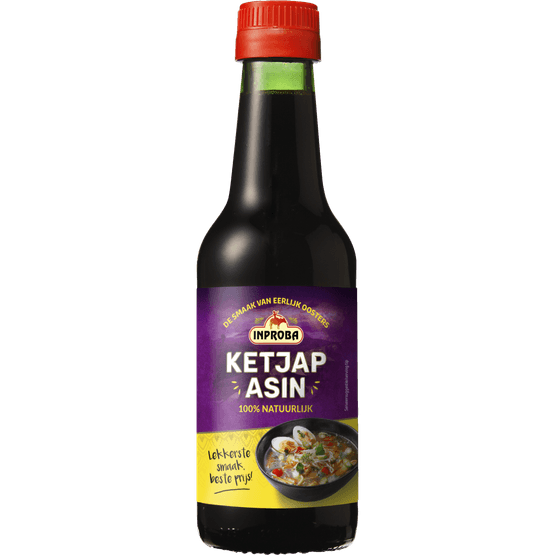 Foto van Inproba Ketjap Asin op witte achtergrond