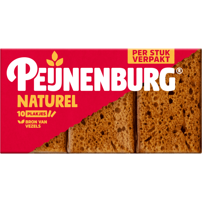 Peijnenburg Ontbijtkoek naturel portieverpakking