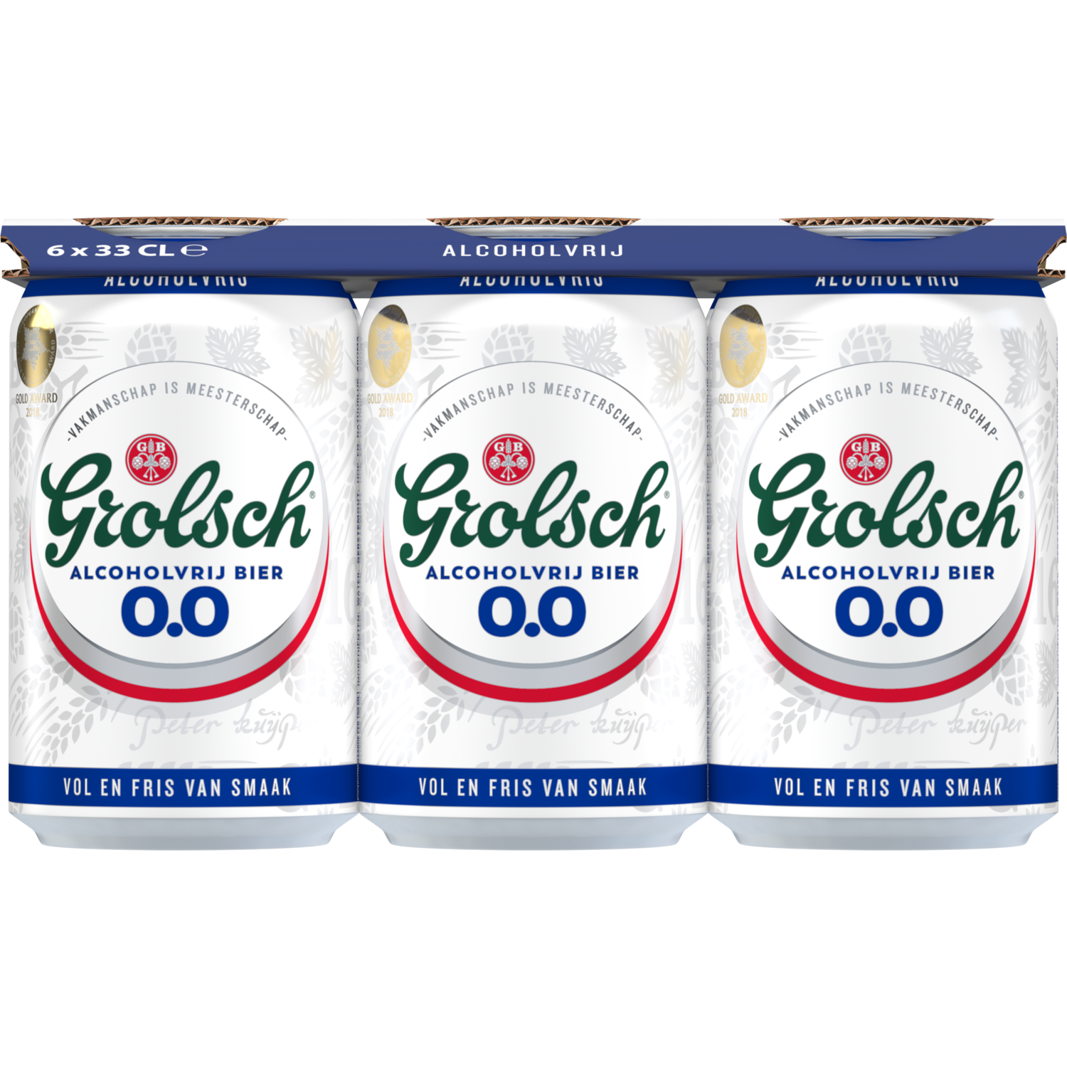 Grolsch Pilsener alcoholvrij 6x33 cl
