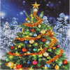 Thumbnail van variant Kerstkaart diamond painting