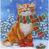 Thumbnail van variant Kerstkaart diamond painting
