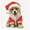 Thumbnail van variant Kerstkaart diamond painting