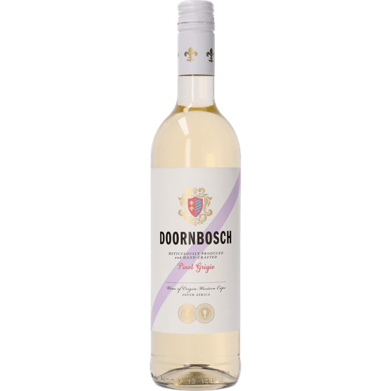 Foto van Doornbosch Pinot grigio op witte achtergrond