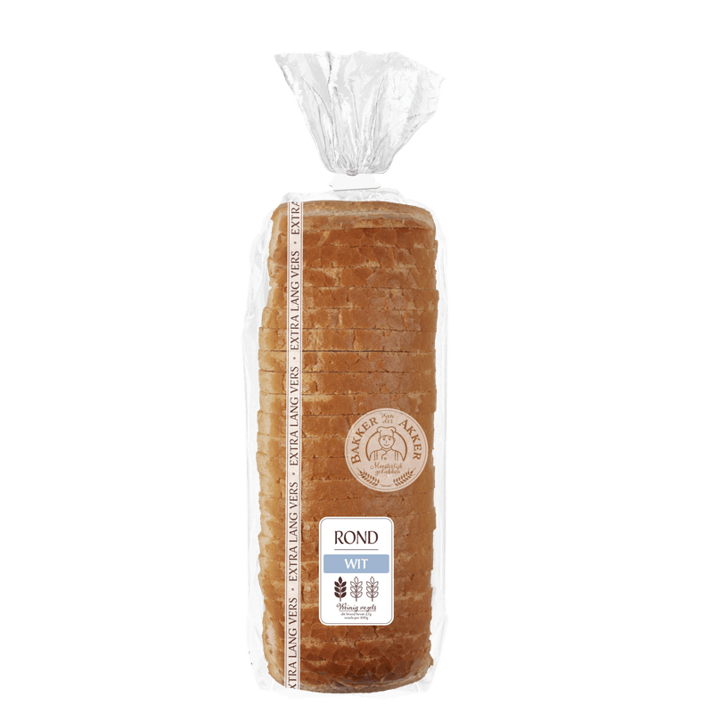 Bakker van der Akker Rond wit heel