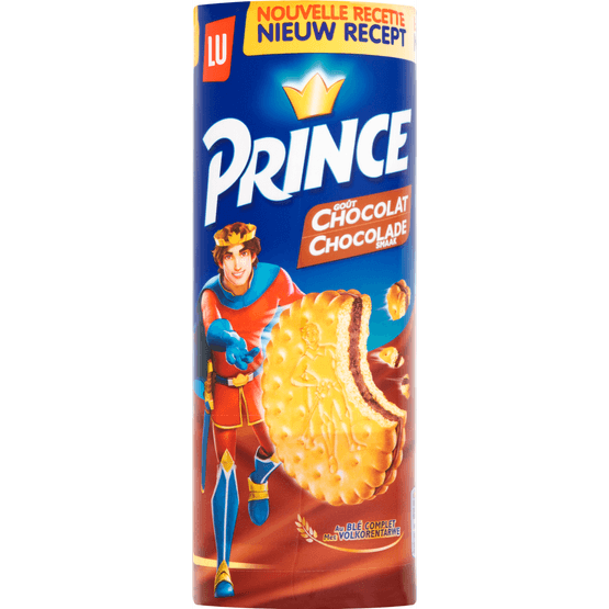 Foto van Lu Prince fourre chocolade op witte achtergrond
