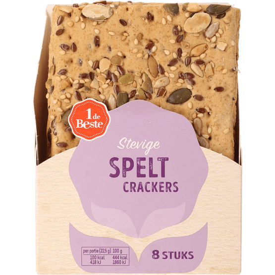 Foto van 1 de Beste Crackers spelt op witte achtergrond