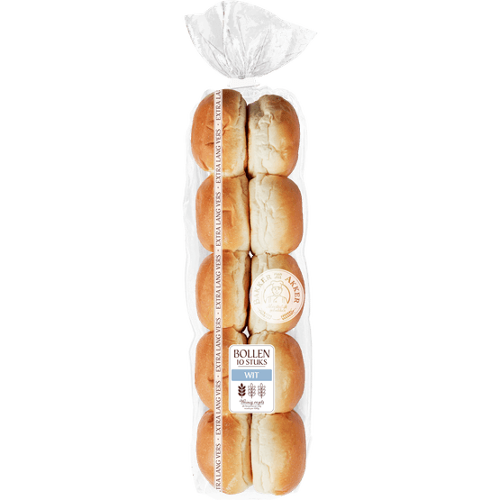 Foto van Bakker van der Akker Witte bollen op witte achtergrond